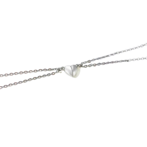 Magnetic Couple Necklace – Heart Pendant for Lovers - Image 4