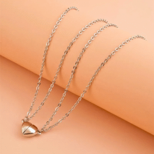 Magnetic Couple Necklace – Heart Pendant for Lovers - Image 5