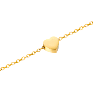 Gold Heart Shape Necklace Chain – Elegant 925 Silver Jewelry - Image 4
