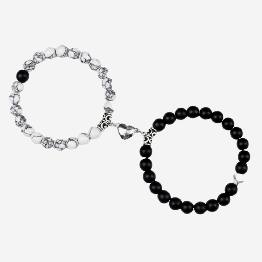 Magnetic Couple Bracelet – Matching Heart Bracelets for Boyfriend, Girlfriend