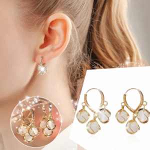 Luxury Opal Stud Earrings - Image 9