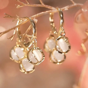 Luxury Opal Stud Earrings - Image 3