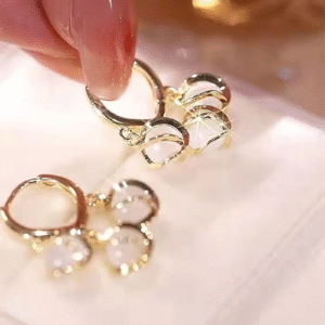 Luxury Opal Stud Earrings - Image 7