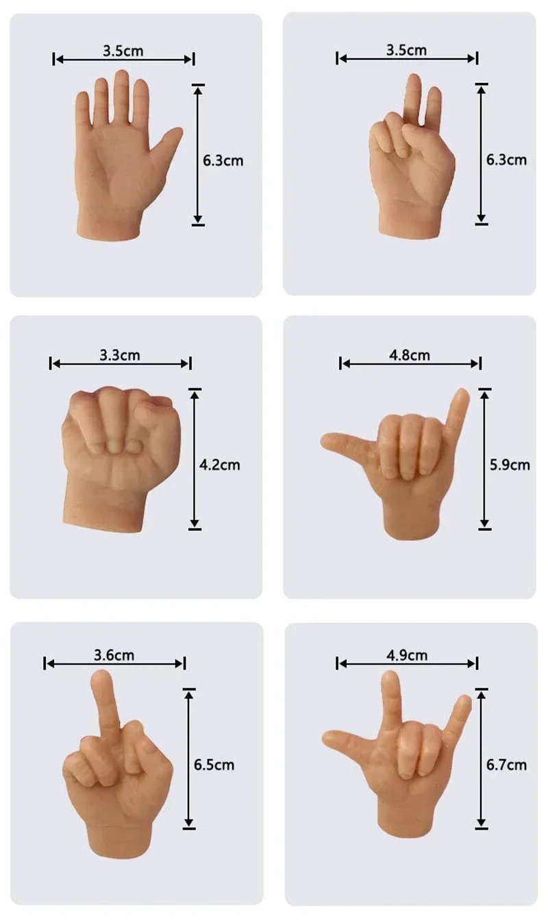 6 Pcs Stretchable Mini Hands for Cat & Dog | Funny Silicone Mini Hands for Pets - Image 2